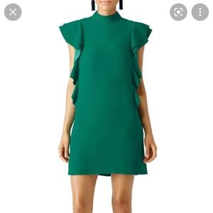 Kate Spade High Neck Green Dress